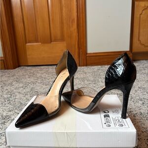 Chic Black Stiletto Heels (Size 6)